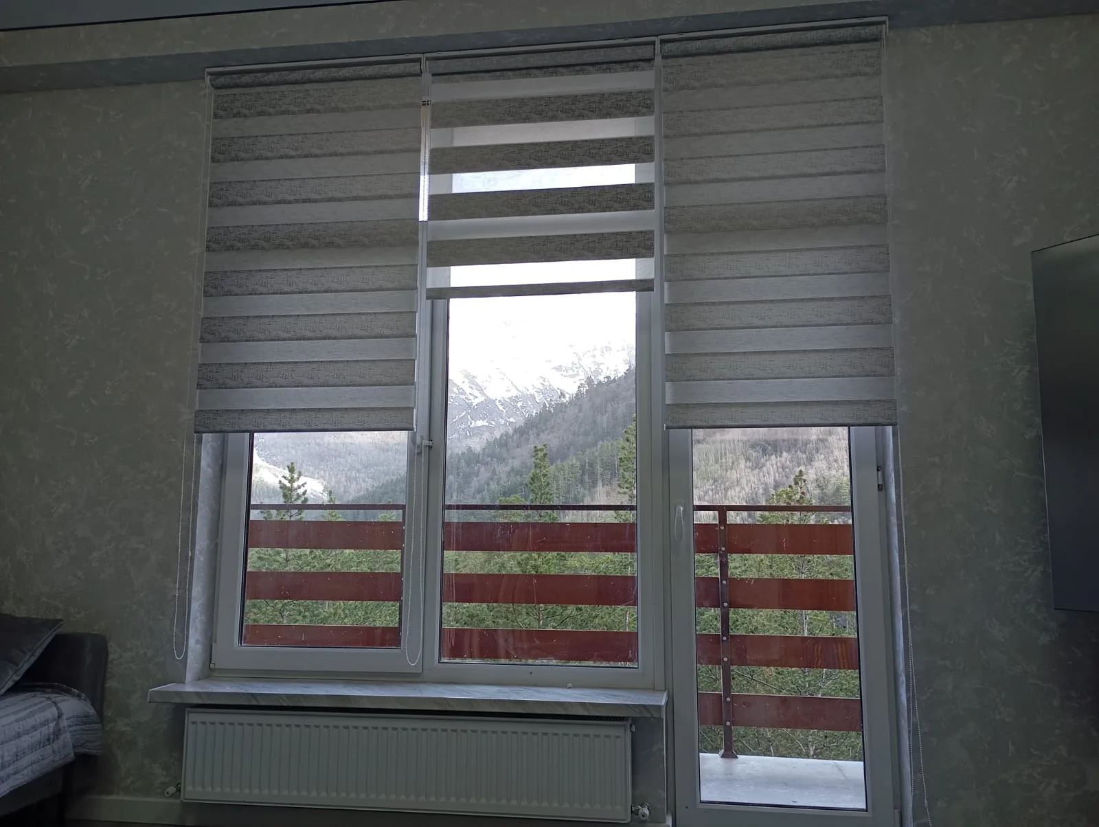 Рулонные шторы зебра день-ночь 11 в Нальчике и КБР на заказ