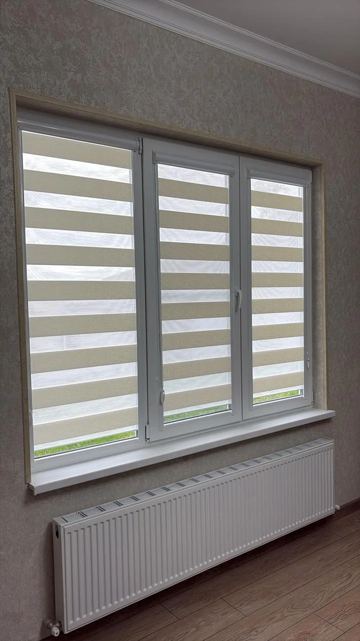 Рулонные шторы зебра день-ночь 45 в Нальчике и КБР на заказ