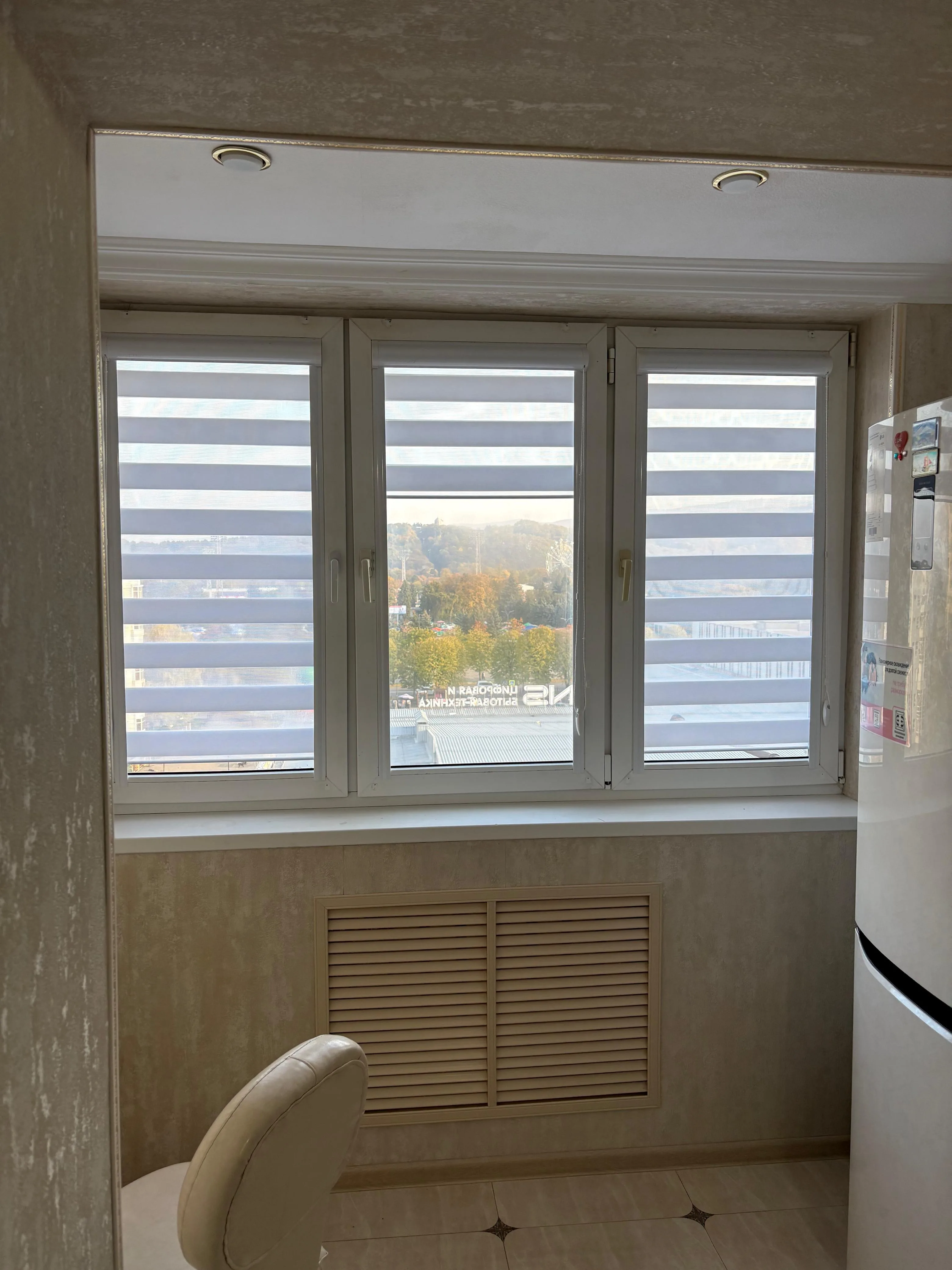 Рулонные шторы зебра день-ночь 49 в Нальчике и КБР на заказ