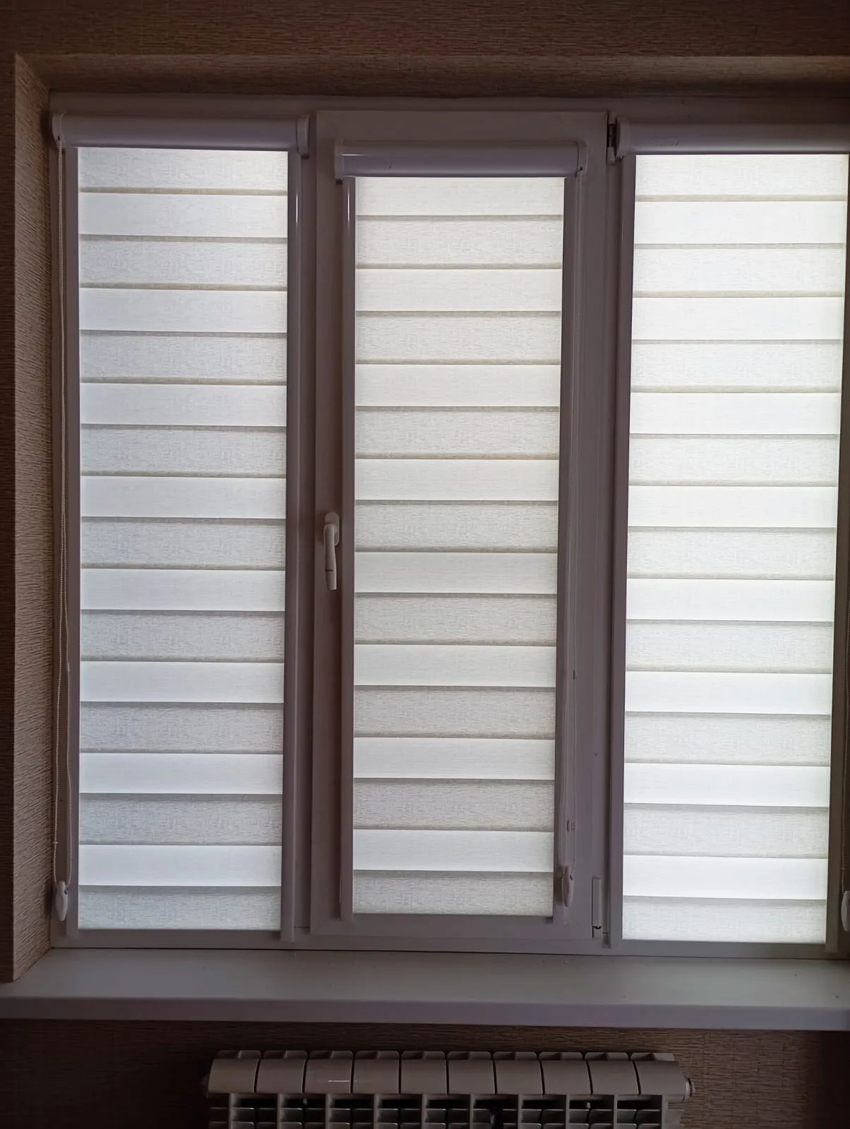 Рулонные шторы зебра день-ночь 73 в Нальчике и КБР на заказ