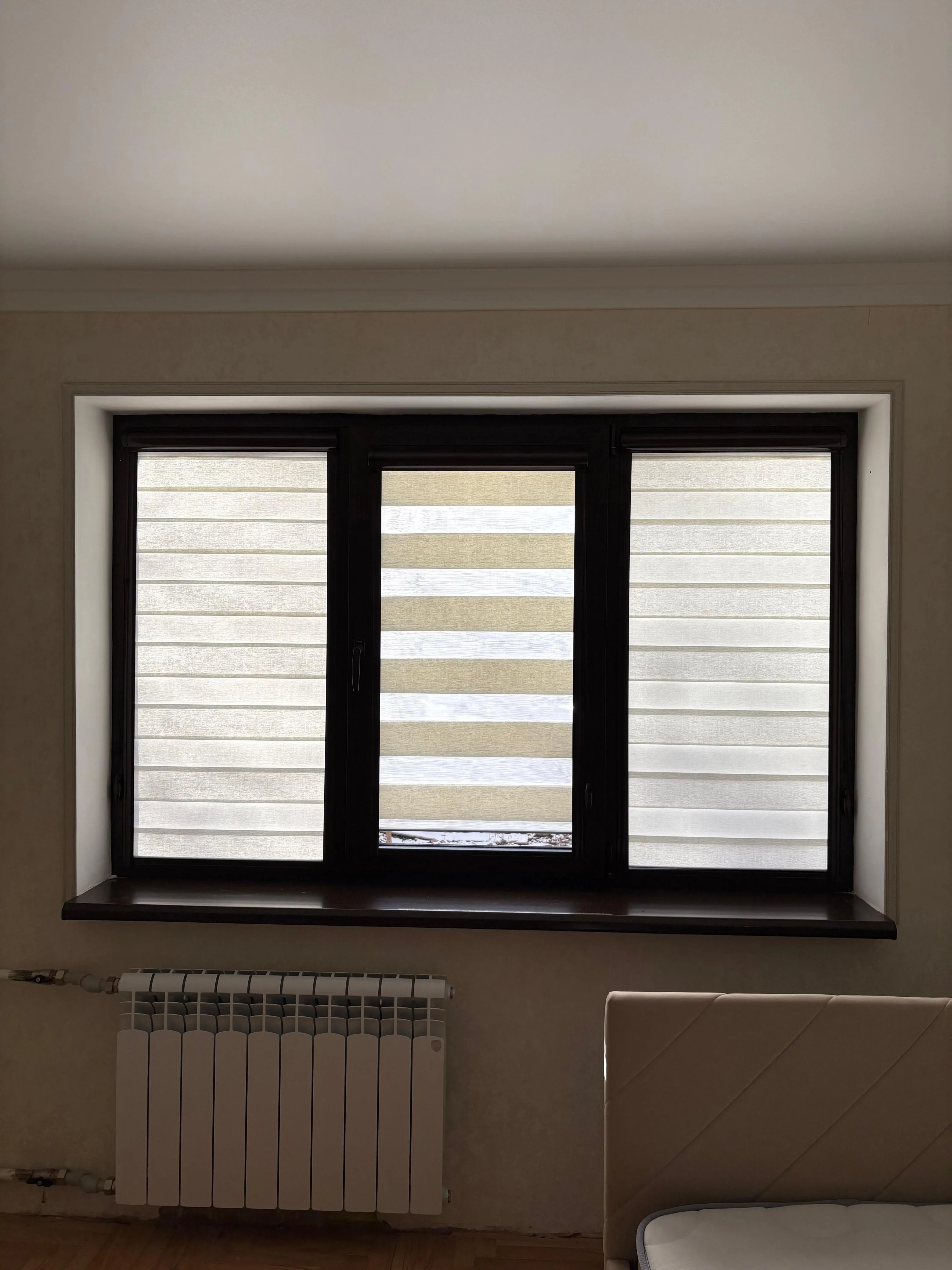 Рулонные шторы зебра день-ночь 103 в Нальчике и КБР на заказ